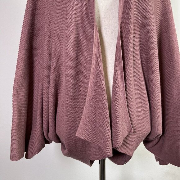 Lululemon Cashlu Cardigan Wrap Sweater Women's XS/S Textured Pink Spiced Chai - Picture 3 of 13